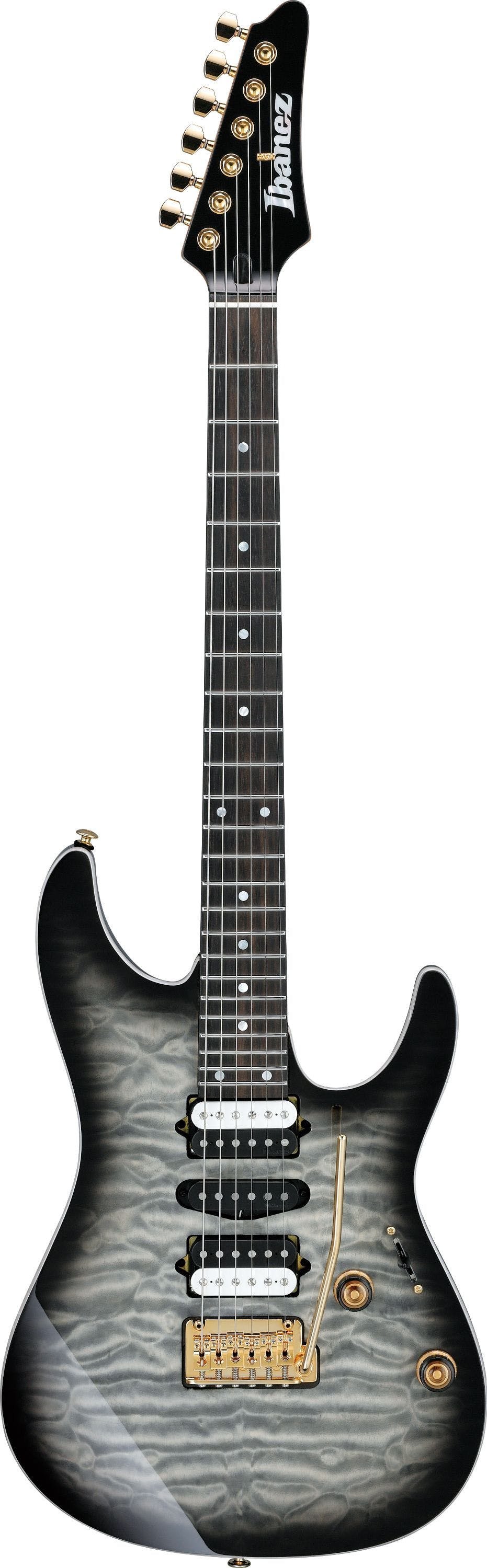 Ibanez AZ47P1QM-BIB Premium Electric Guitar in Black Ice Burst